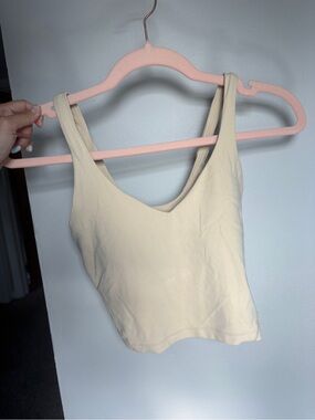 Lululemon align tank in size 2 cream beige